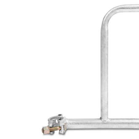 UNI 0.70m P70 double front handrail, plettac type
