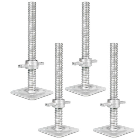 Adjustable foot Ø38 0.40m 4pcs
