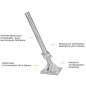 Tilting foot 0.5m Tilting foot 0.5m
