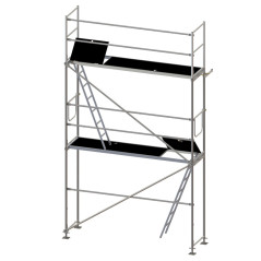 Galvanized scaffolding P70 19m2