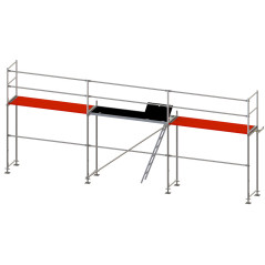 P70 Facade Scaffolding, Plettac type, 33m2