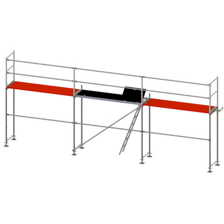 P70 Facade Scaffolding, Plettac type, 33m2