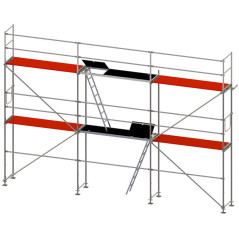 Construction Scaffolding P70 type Plettac 47m2
