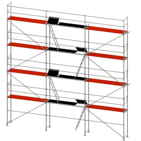 P70 Facade Scaffolding, Plettac type, 93m2