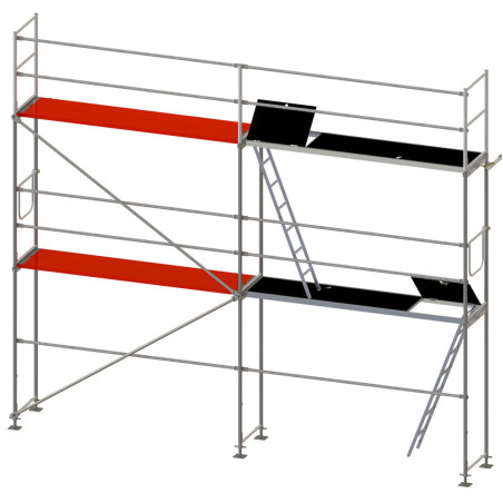 P70 Facade Scaffolding, Plettac type, 39m2