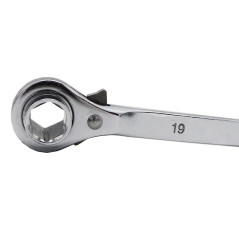 Klucz grzechotkowy monterski do rusztowania 19x22 mm