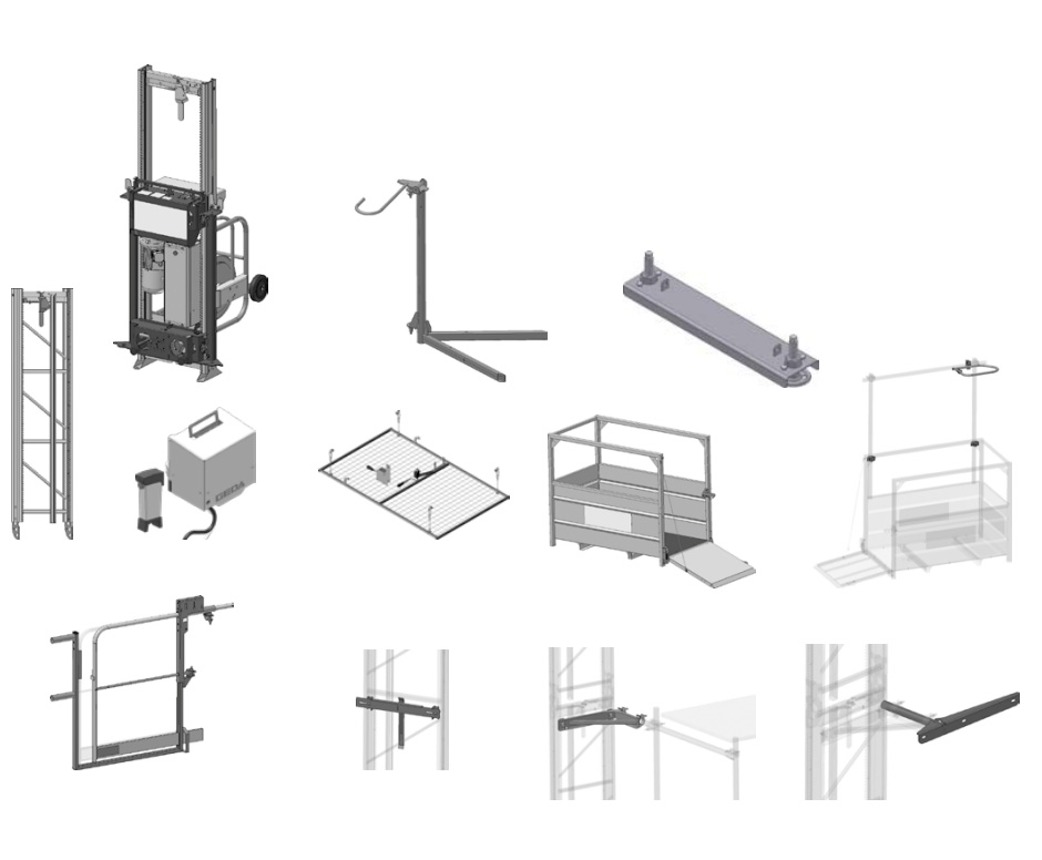 Zawartość zestawu GEDA 200 Z
